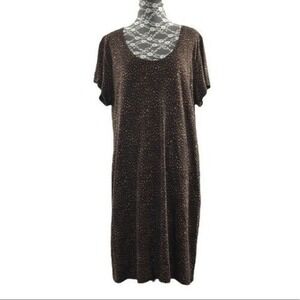 Social Standard By Sanctuary Gia Scoop Dress Cheetah SMALL